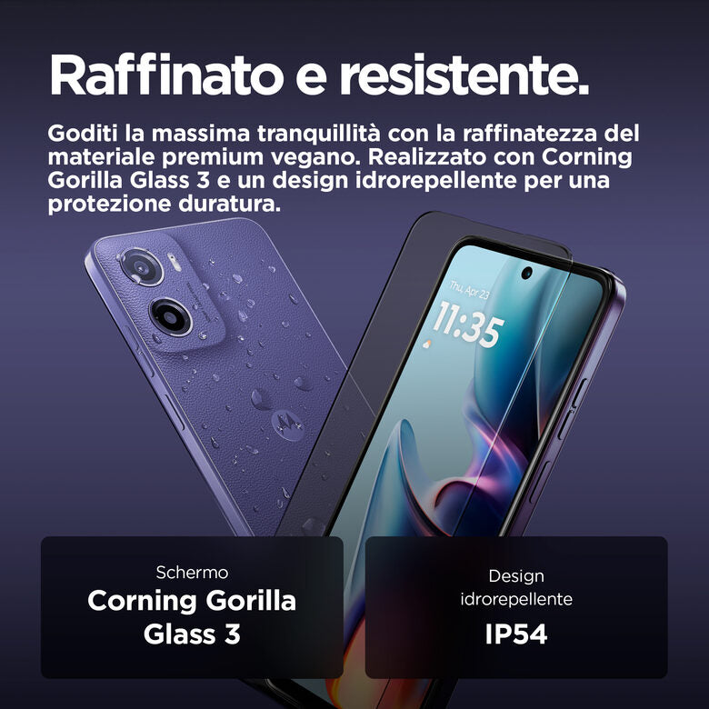 Motorola moto e15 16,9 cm (6.67") Doppia SIM Android 14 Go edition 4G Smartphone  USB tipo-C 2 GB 64 GB 5200 mAh Lavanda