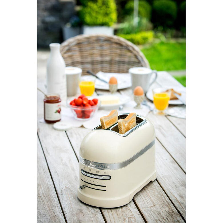 KitchenAid 5KMT2204EAC 7 2 fetta/e 1250 W Crema, Acciaio inox