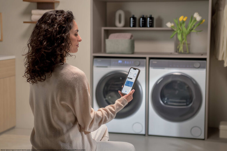 Haier HW100-B14367U1 X Serie 7 Lavatrice A Libera Installazione 10 Kg, 1400 Giri, Classe A, Bianco