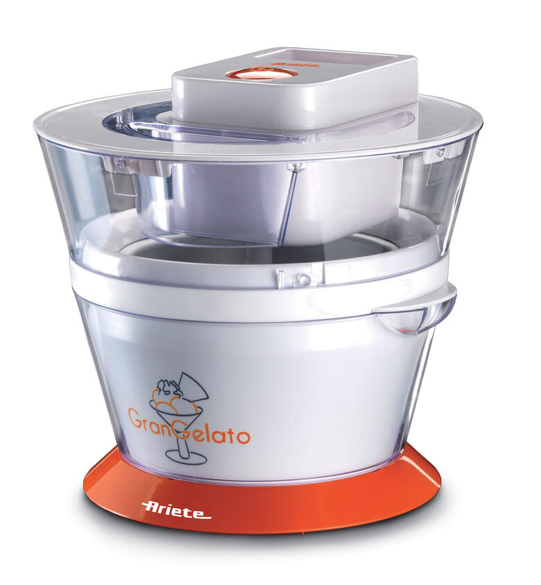 Ariete 0638/01 Gelatiera tradizionale 1 L 6 W Arancione, Bianco