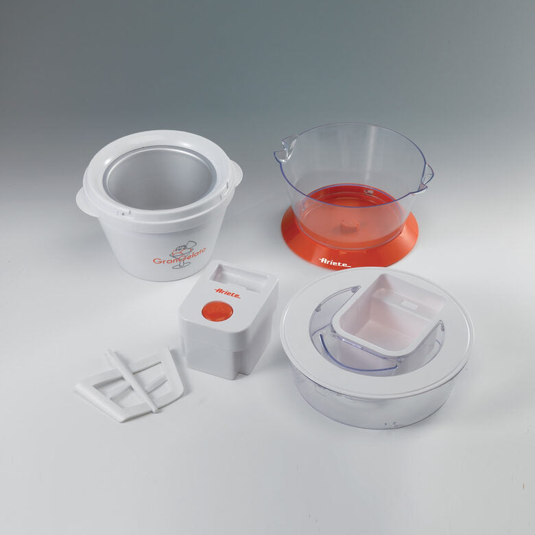 Ariete 0638/01 Gelatiera tradizionale 1 L 6 W Arancione, Bianco