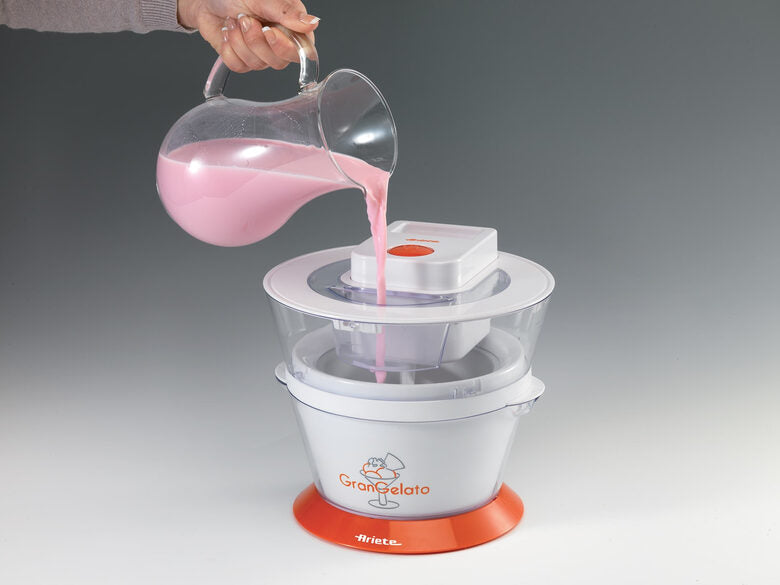 Ariete 0638/01 Gelatiera tradizionale 1 L 6 W Arancione, Bianco