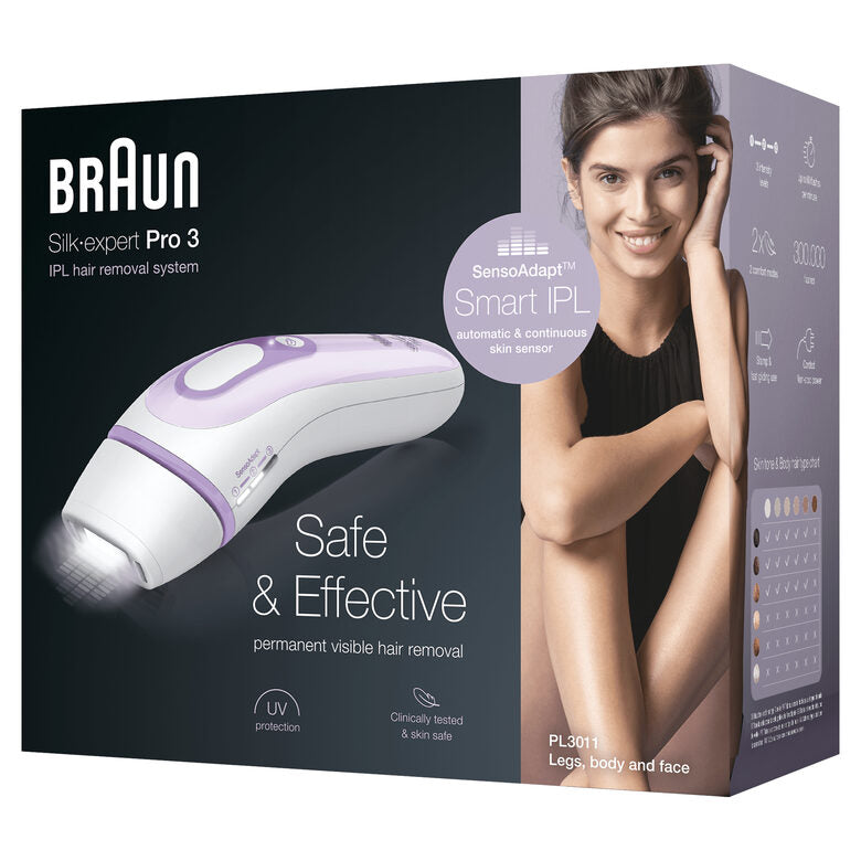 Braun Silk-expert Pro Nuovo 3 PL3011 Epilatore Luce Pulsata, IPL