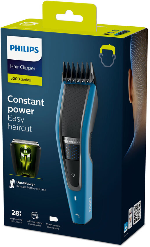 Philips 5000 series Tecnologia Trim-n-Flow PRO Regolacapelli lavabile