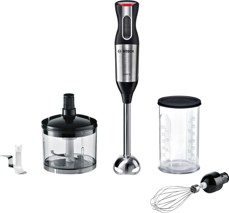 Bosch MS64M6170 frullatore 0,5 L Frullatore ad immersione 1000 W Nero, Stainless steel