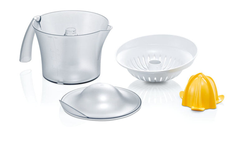 Bosch MCP3000N spremiagrumi Spremiagrumi manuale 25 W Bianco, Giallo