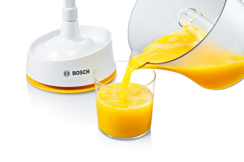 Bosch MCP3000N spremiagrumi Spremiagrumi manuale 25 W Bianco, Giallo