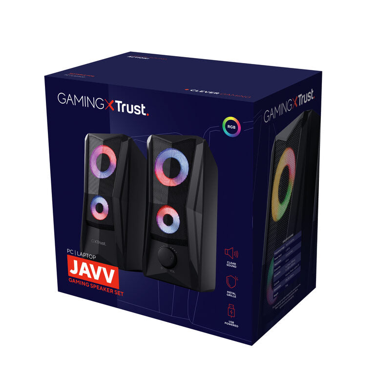 Trust GXT 606 JAVV altoparlante Nero Cablato 12 W