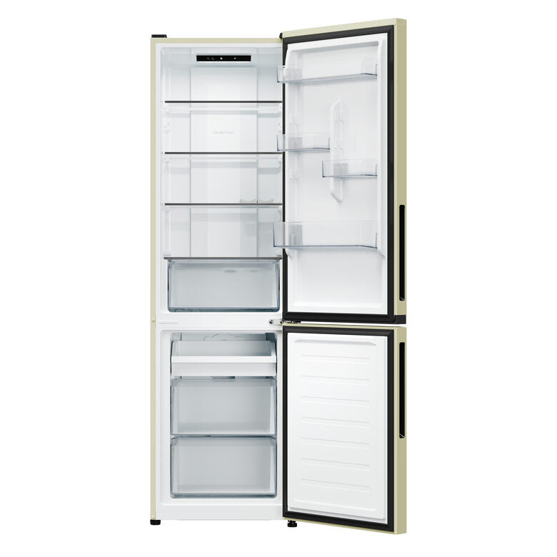 Candy CNCQ2T518EC City Fresco 300 Frigorifero Combinato A Libera Installazione, No Frost, Classe E, Crema