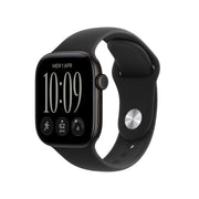 Apple Watch Series 12 GPS + Cellular, cassa 42 mm in alluminio nero con cinturino Sport nero - S/M