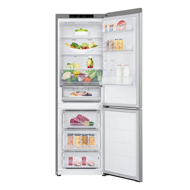 LG GBV3100DPY Frigorifero combinato | Classe D, 344L | Door Cooling, Linear Cooling, Fresh Converter, Smart Diagnosis, No Frost | ArgentoFrigorifero combinato | Classe D, 344L | Door Cooling