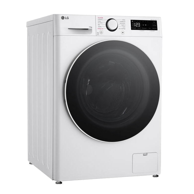 LG F4R5011TSWW Lavatrice 11kg AI DD, Classe A-10%, 1400 giri, TurboWash, Vapore