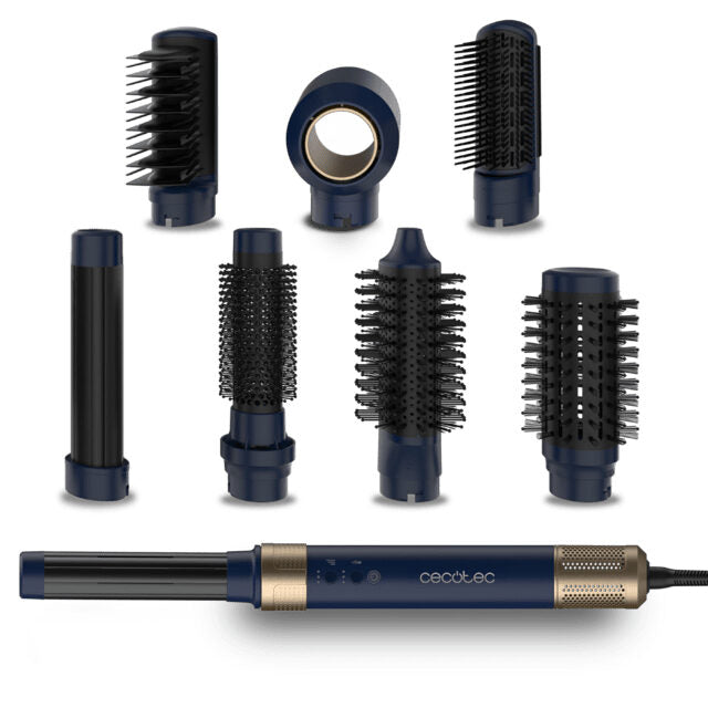 Cecotec Bamba CeramicCare Spazzola modellante multifunzione 8 in 1 Multistyler Blu 1400 W 1,8 m