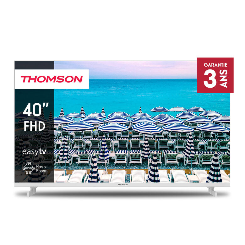 Thomson 40FD2S13W Easy Televisione 40 Pollici Led Full Hd Bianco