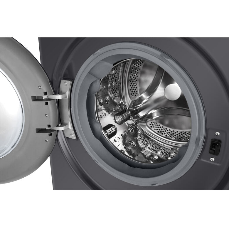 LG F4R5011TSMB Lavatrice 11kg AI DD, Classe A-10%, 1400 giri, TurboWash, Vapore