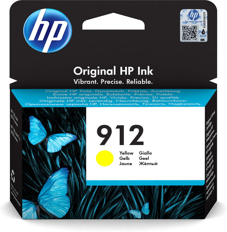 HP Cartuccia di inchiostro giallo originale 912