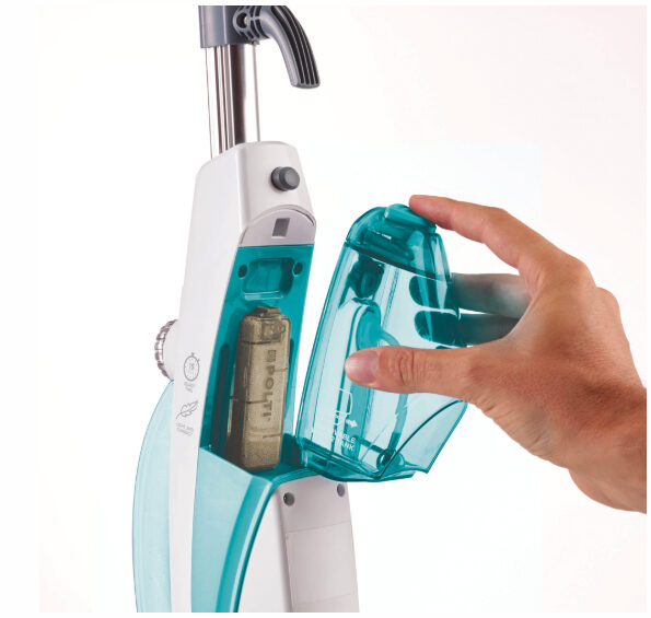 Polti SV450 Double Pulitore a vapore verticale 0,3 L 1500 W Acciaio inossidabile, Turchese, Bianco