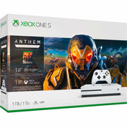 Microsoft Xbox One S + Anthem 1000 GB Wi-Fi Bianco