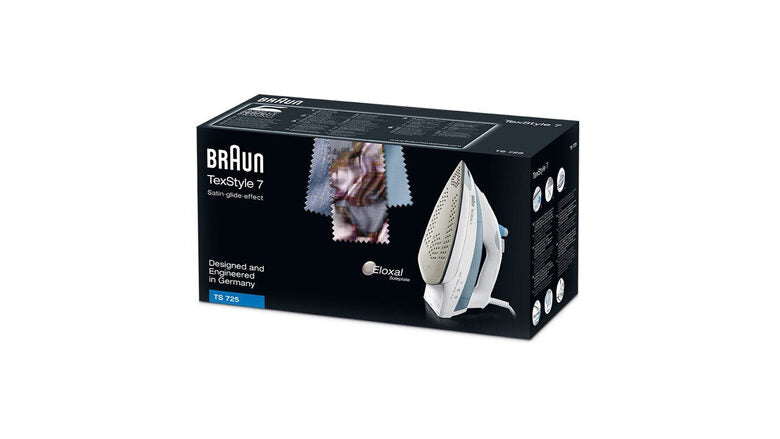 Braun TexStyle 7 TS 725 Ferro a vapore 2400 W Blu