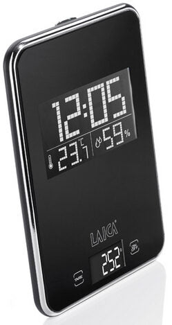 Laica KS3009 bilancia da cucina Nero, Cromo Bilancia da cucina elettronica