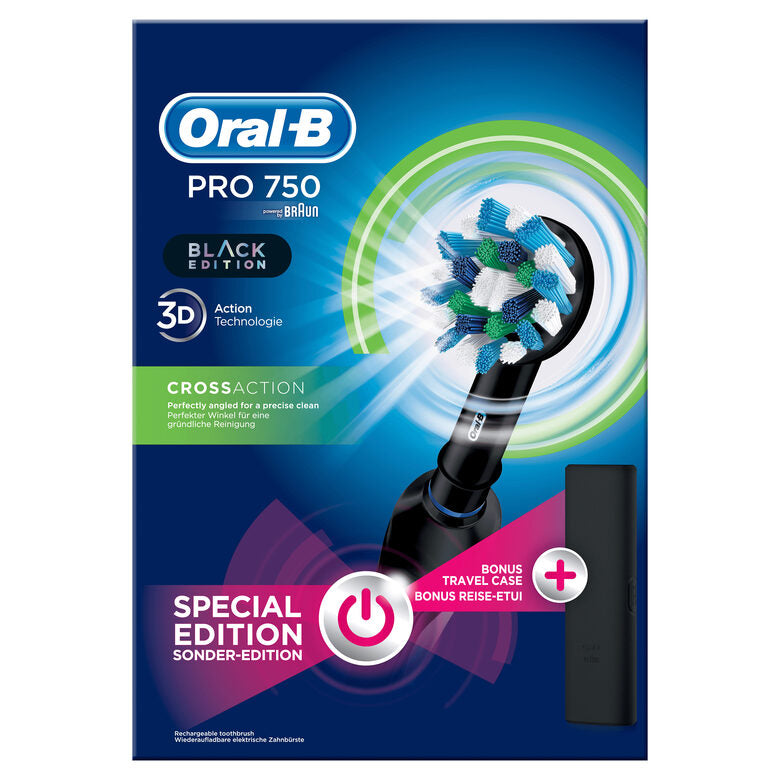 Oral-B PRO Spazzolino Elettrico 750 Nero