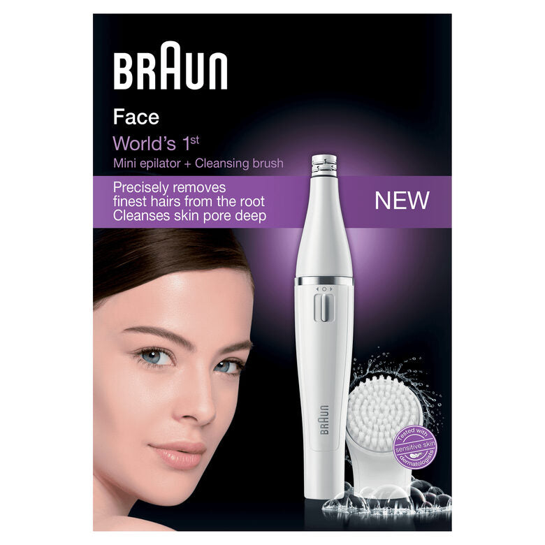 Braun Face 810 – Epilatore Donna Per Il Viso Con Spazzola Di Pulizia