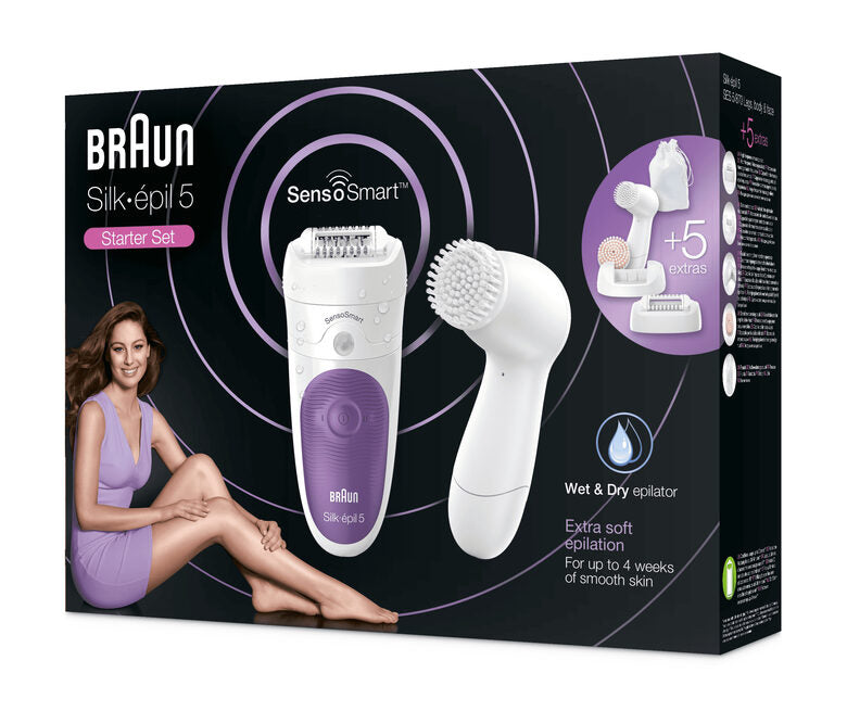 Braun Silk-épil 5 5/870 SensoSmart Epilatore Viola