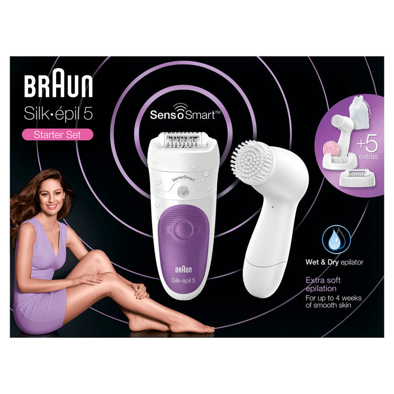 Braun Silk-épil 5 5/870 SensoSmart Epilatore Viola