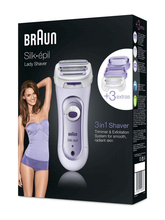 Braun Silk-épil LS5-560 - Rasoio Elettrico Senza Fili, Rifinitore E Sistema Esfoliante 3 I