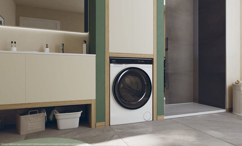 Candy BWS 4128B8-S Lavasciuga A Libera Installazione 12 Kg, 1400 Giri, ProWash&Dry, Proactive Ecowash, Candy Clean Shields, Soft Drum, Classe D, Bianco