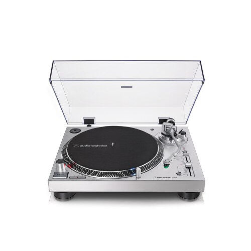 Audio-Technica AT-LP120X Giradischi a trasmissione diretta Argento