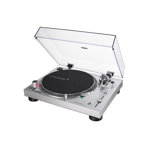 Audio-Technica AT-LP120X Giradischi a trasmissione diretta Argento