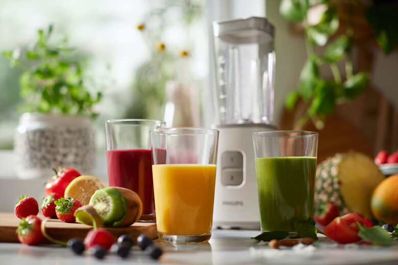 Philips Daily Collection Mini frullatore tritatutto da 350 W con bicchiere da viaggio