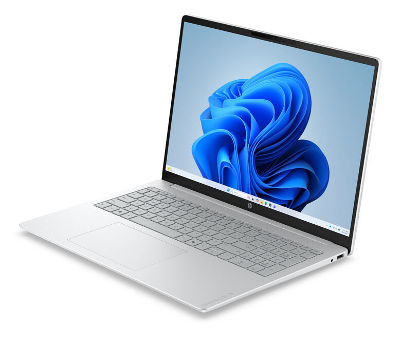 HP OmniBook 3 Laptop 16-by0005nlx AMD Ryzen™ 5 N150 Computer portatile 40,6 cm (16") 2K 8 GB DDR5-SDRAM 512 GB SSD Wi-Fi 6 (802.11ax) Windows 11 Home Grigio, Argento