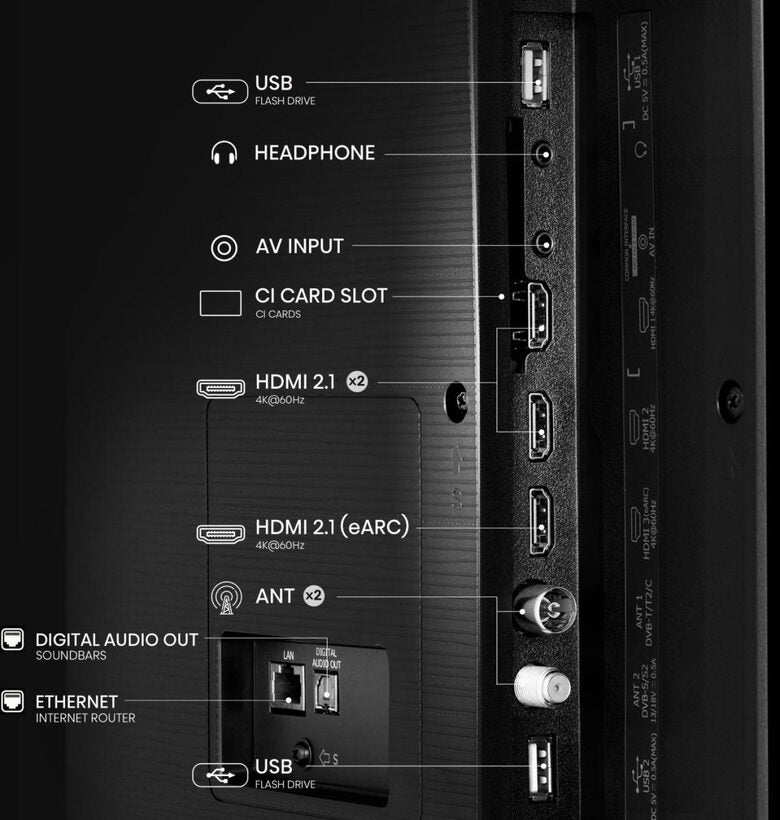 Hisense E7Q 85E79Q TV 2,16 m (85") 4K Ultra HD Smart TV Wi-Fi Nero