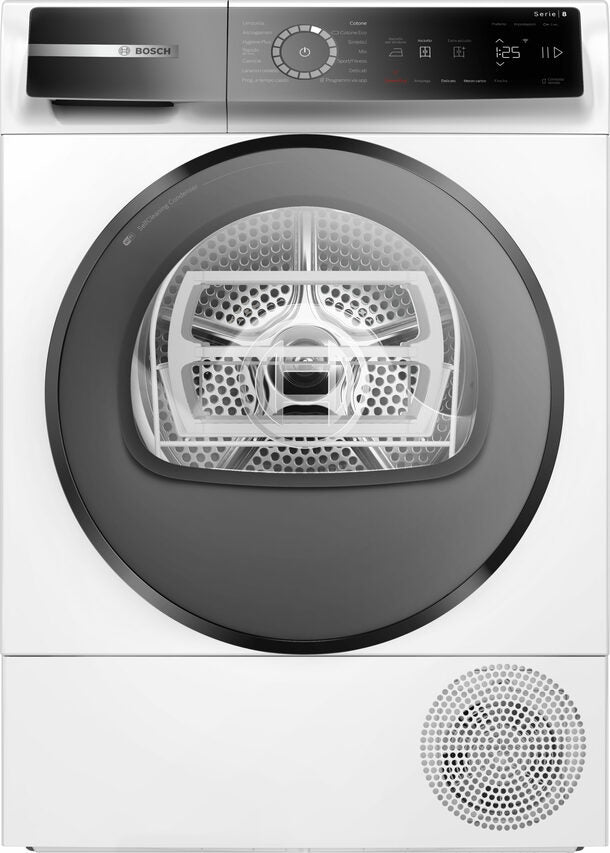 Bosch Serie 8 WQB245B0IT Asciugatrice a pompa di calore 9 kg Bianco