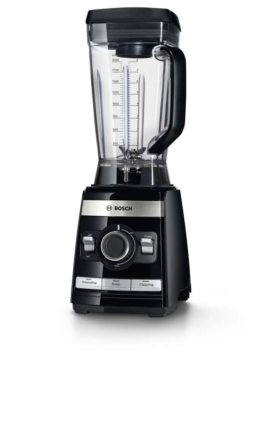 Bosch MMBH4P3B frullatore 2 L Frullatore da tavolo 1600 W Nero, Argento, Trasparente