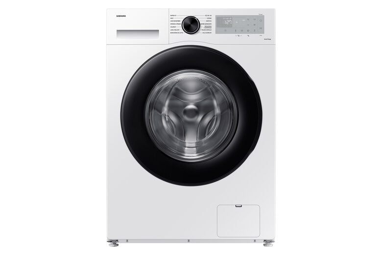 Samsung WW90CGC04DAHET Lavatrice A Libera Installazione 9 Kg, 1400 Giri, Crystal Clean™, SmartThings AI Energy Mode, Ecobubble™, Vapore Igienizzante, Classe A, Bianco