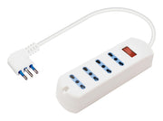 POLYPOOL PP2552 prolunghe e multiple 1,5 m 4 presa(e) AC Interno Bianco