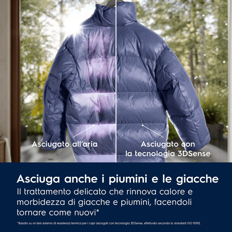 Electrolux EW7H4E10BY asciugatrice Libera installazione Caricamento frontale 10 kg Bianco, Nero