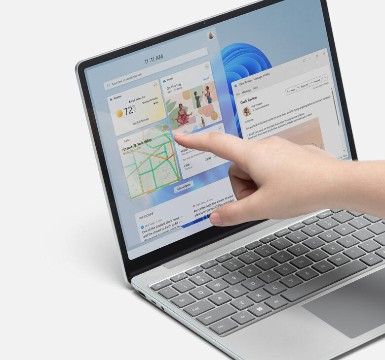 Microsoft Surface Laptop Go 2 Intel® Core™ i5 i5-1135G7 Computer portatile 31,5 cm (12.4") Touch screen 8 GB LPDDR4x-SDRAM 128 GB SSD Wi-Fi 6 (802.11ax) Windows 11 Home Platino