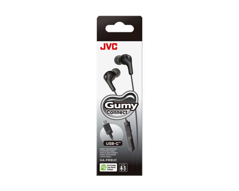 JVC HA-FR9UC Auricolare Cablato In-ear Musica e Chiamate USB tipo-C Nero