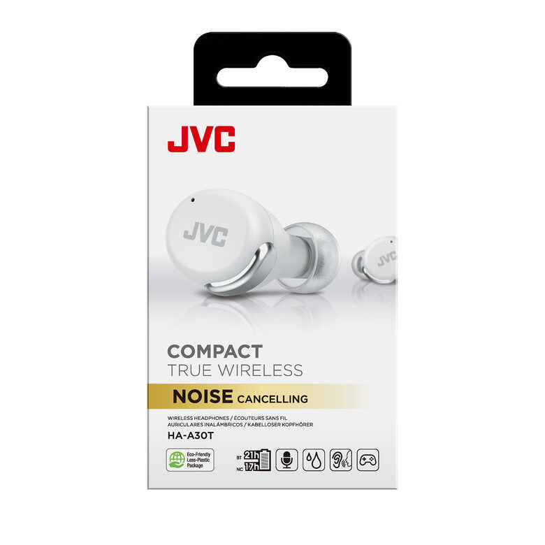 JVC HA-A30T Auricolare True Wireless Stereo (TWS) In-ear Musica e Chiamate Bluetooth Bianco