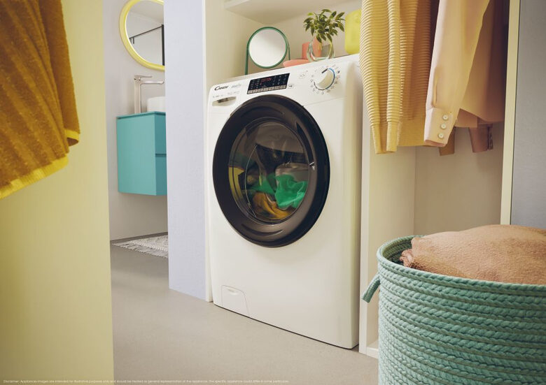 Candy CSO4474TWMB6/1-S Lavatrice A Libera Installazione 7 Kg, 1400 Giri, Smart Pro Inverter, Snap&Wash, Quick&Clean, Classe A, Bianco