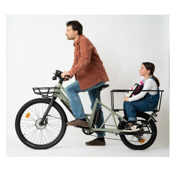 Nilox Cargo eBike C3 Nero, Verde Alluminio 69,8 cm (27.5") 24 kg