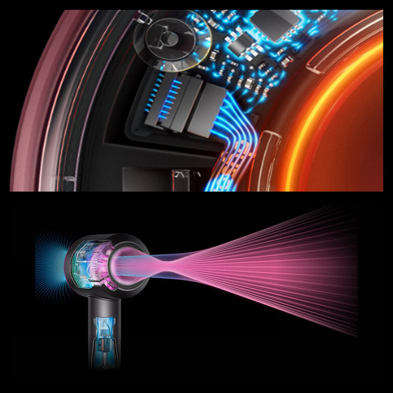 Dyson Supersonic Nural Red Velvet and Gold Lisci e Mossi