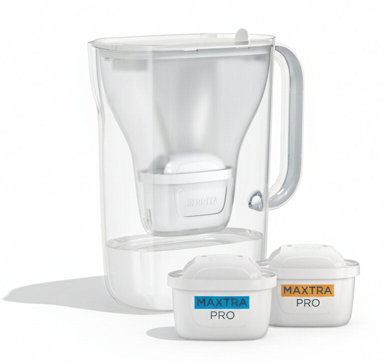 Brita Style Essential Caraffa filtrante 2,4 L Trasparente, Bianco