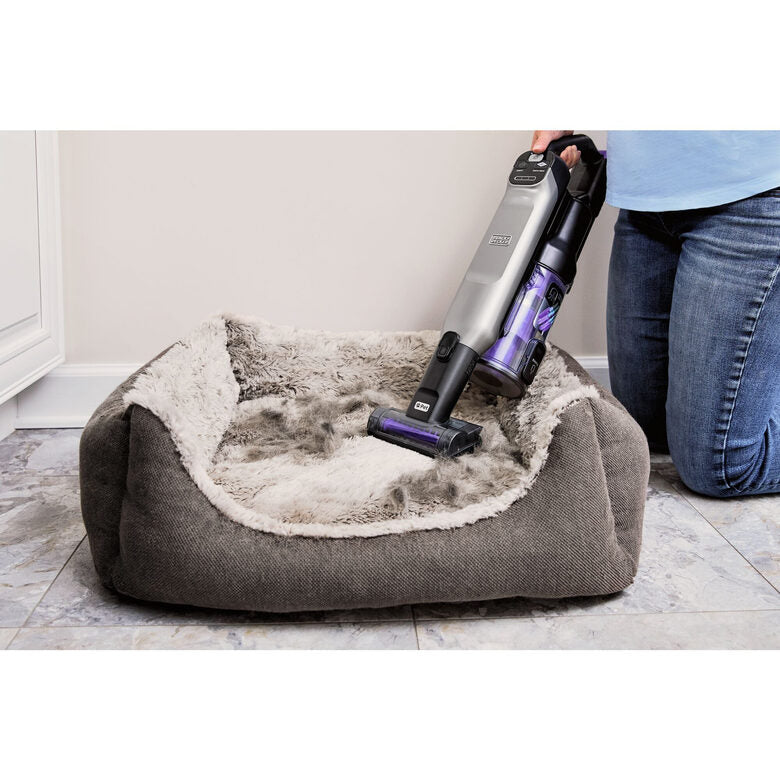 Black & Decker BHFEA640WG Aspirapolvere a bastone Batteria Secco Ciclonico Senza sacchetto 0,75 L Nero, Acciaio inox