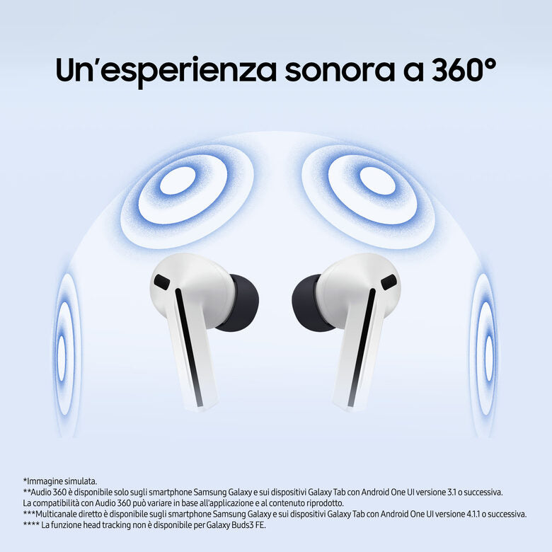 Samsung Galaxy Buds3 FE Auricolari Nero
