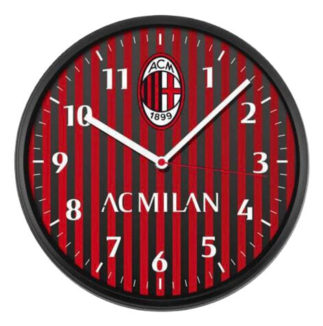 Lowell 00875MI1 orologio da parete e da tavolo Orologio al quarzo Rotondo Nero, Rosso